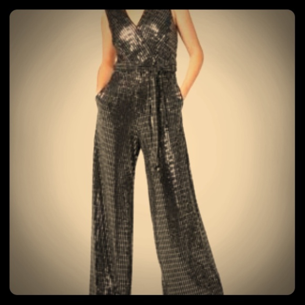 Donna Rico size 4 sequin jumpsuit